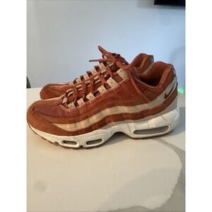 Women's Nike Air Max 97 LX Dusty Peach Suede Velvet Sneakers Shoes Size‎ 8